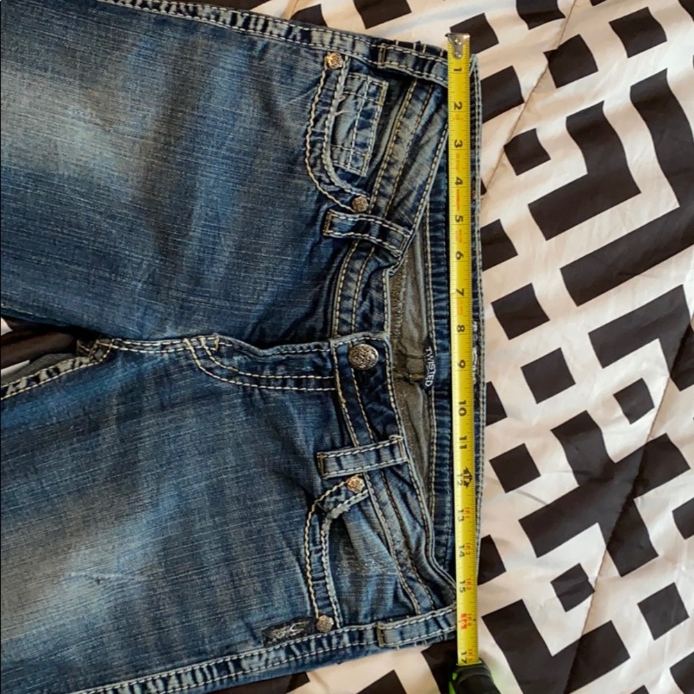 Silver jeans